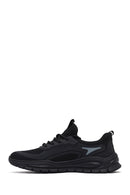 Derimod Zero Men's Black Lace Up Fabric Sneaker | Derimod