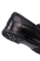 Derimod Fly Male Black Leather Loafer | Derimod