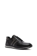 Men's Black Lace-up Leather Sneaker | Derimod