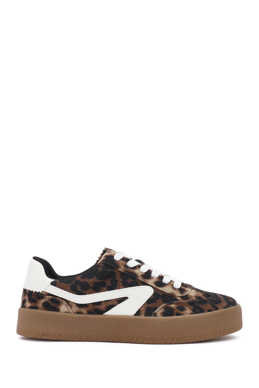Women's Leopard Lace-Up Chunky Sole Sneakers 25SFD430514 | Derimod