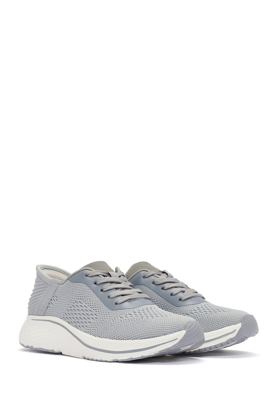 Derimod Zero Women's Grey Laced Thick Soled Sneaker