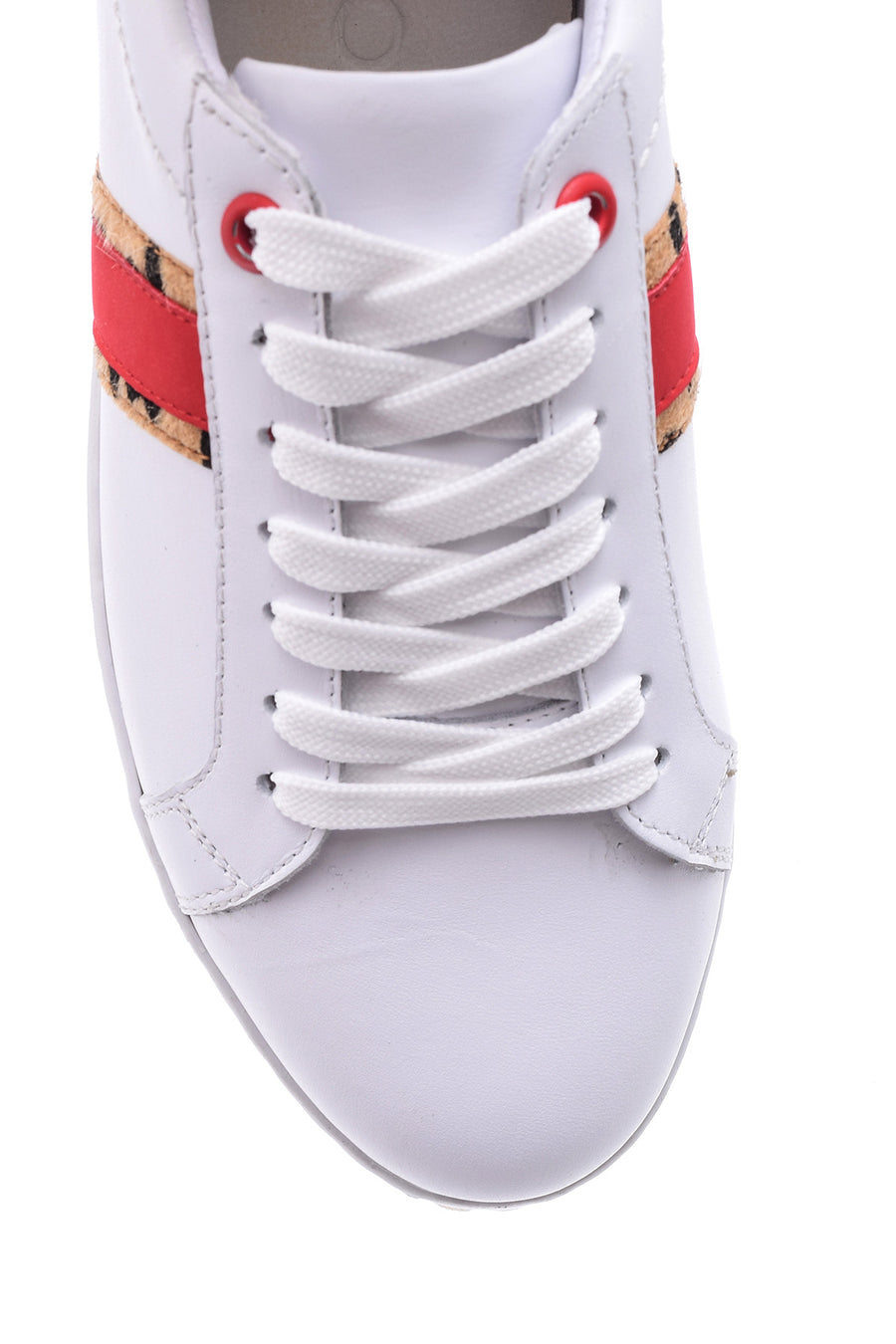 Women's Leopard Detailed Leather Sneaker