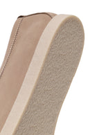 Male Beige Nubuck Leather Loafer | Derimod