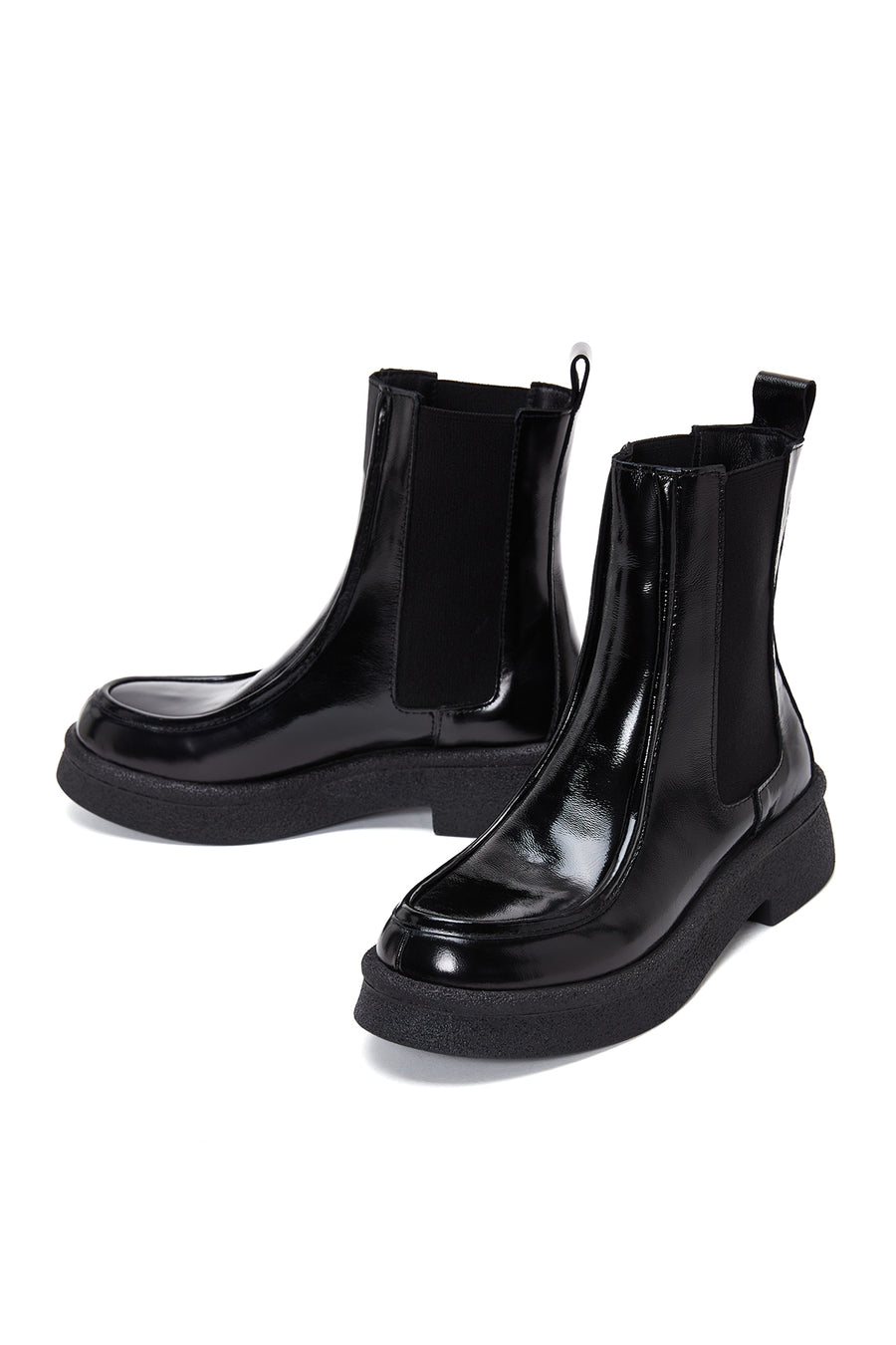 Women's Patent Leather Boots