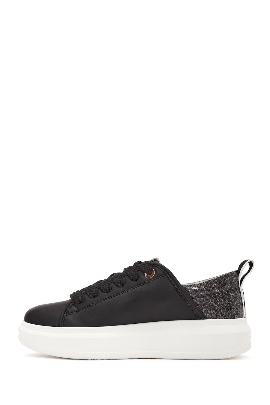 ACBC x Derimod Women's Black Lace-Up Chunky Sole Sneakers