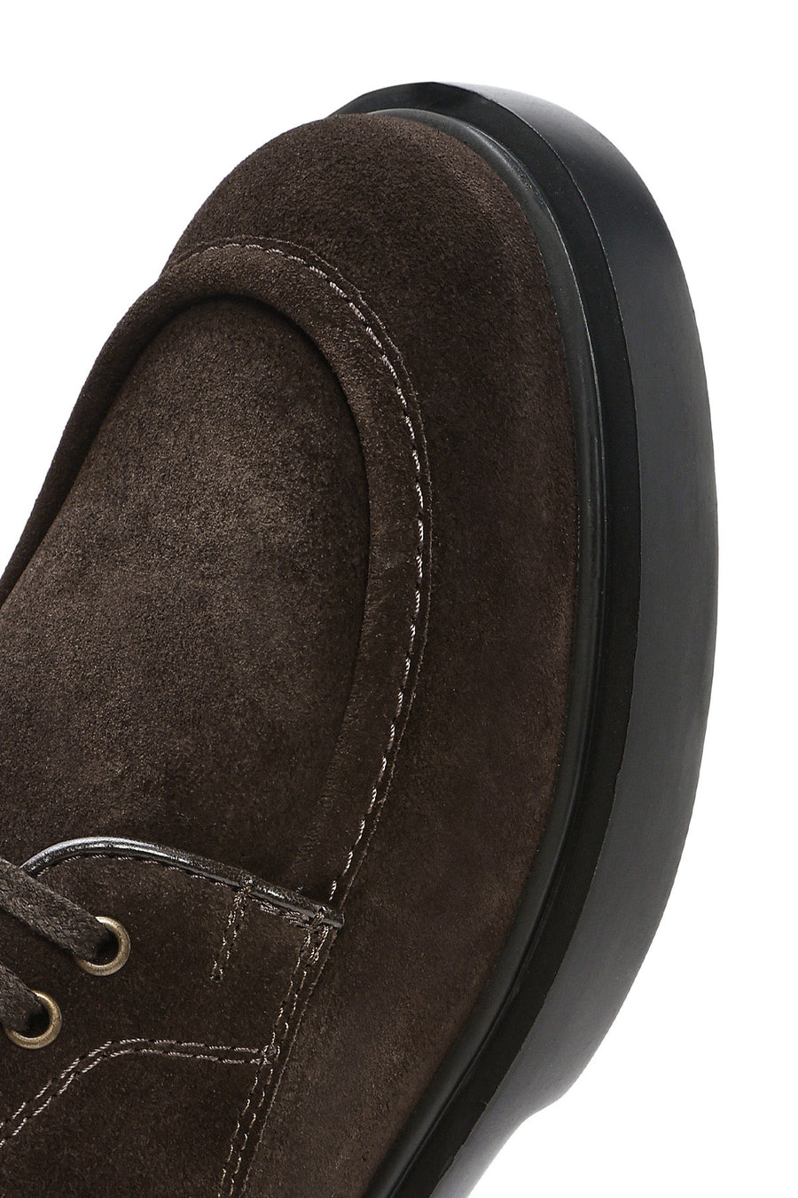 
Men's Brown Zippered Suede Leather Boot
