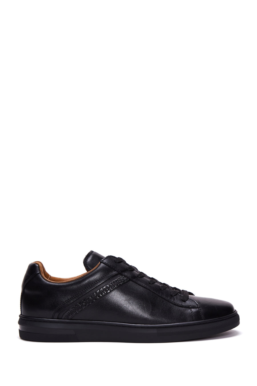 Men's Black Leather Sneaker 22WFD611618 | Derimod
