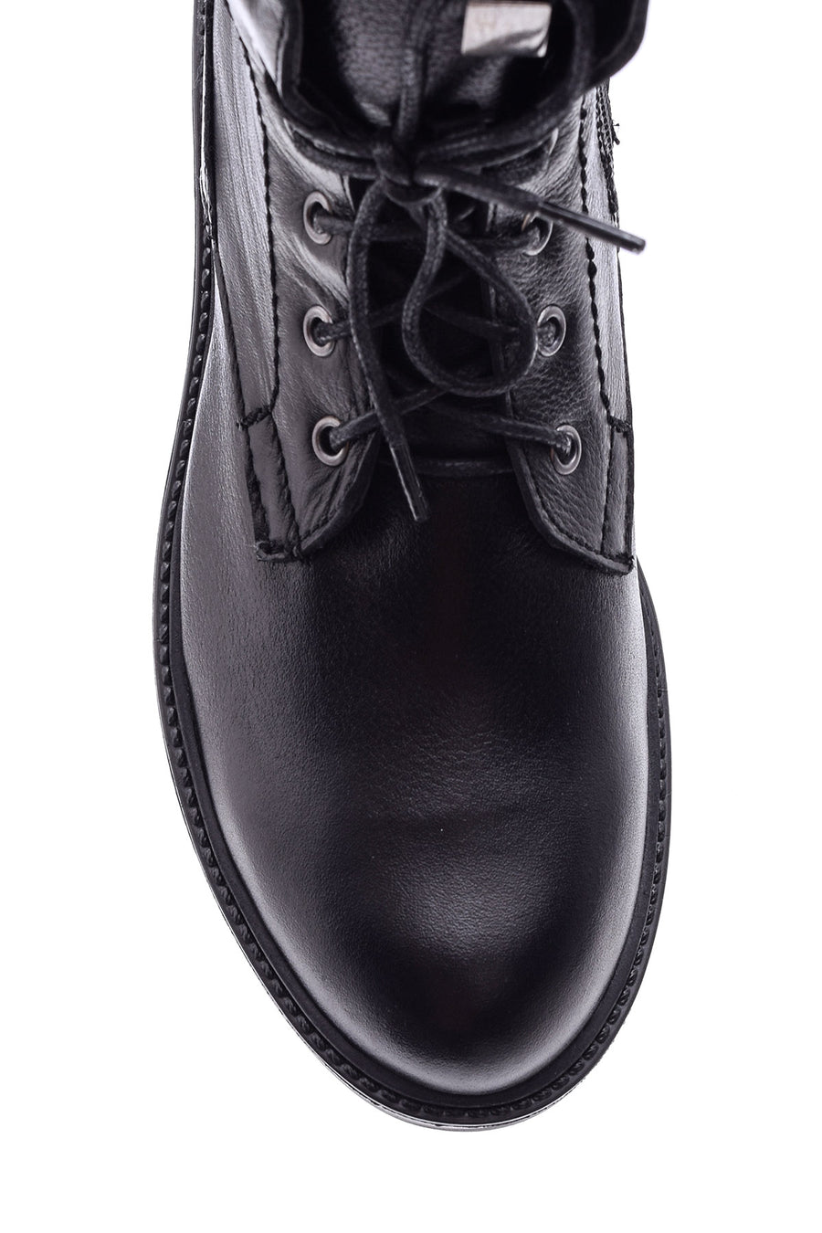Women's Lace-Up Leather Boots