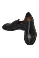 Erkek Siyah Deri Casual Loafer | Derimod