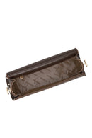 Kadın Kahverengi Baskılı Klasik Omuz Çantası | Derimod