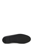 Kadın Siyah Tokalı Deri Loafer | Derimod