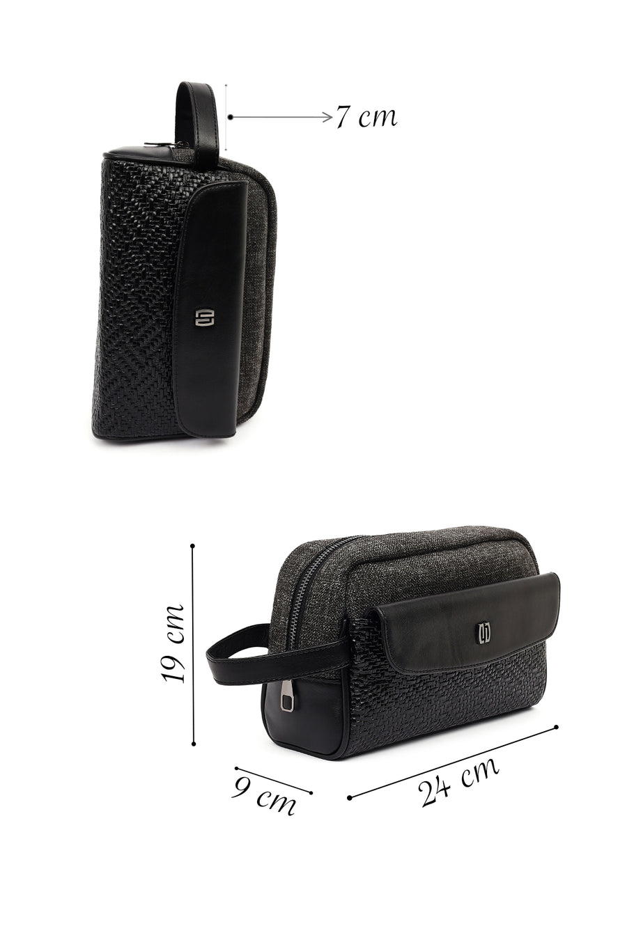 Men's Black Handbag