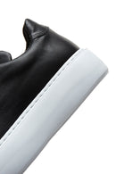 Kadın Siyah  Deri Kalın Tabanlı Sneaker | Derimod