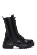 Women's Black Leather Boots | Derimod