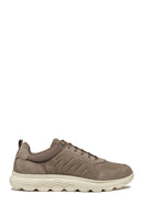 Geox Men's Mink Spherica Lace-Up Leather Sneaker | Derimod
