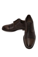 Male Brown Lace-up Leather Casual Shoes | Derimod
