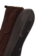 Woman Brown Lace-Up Thick-Soled Suede Comfort Shoes | Derimod
