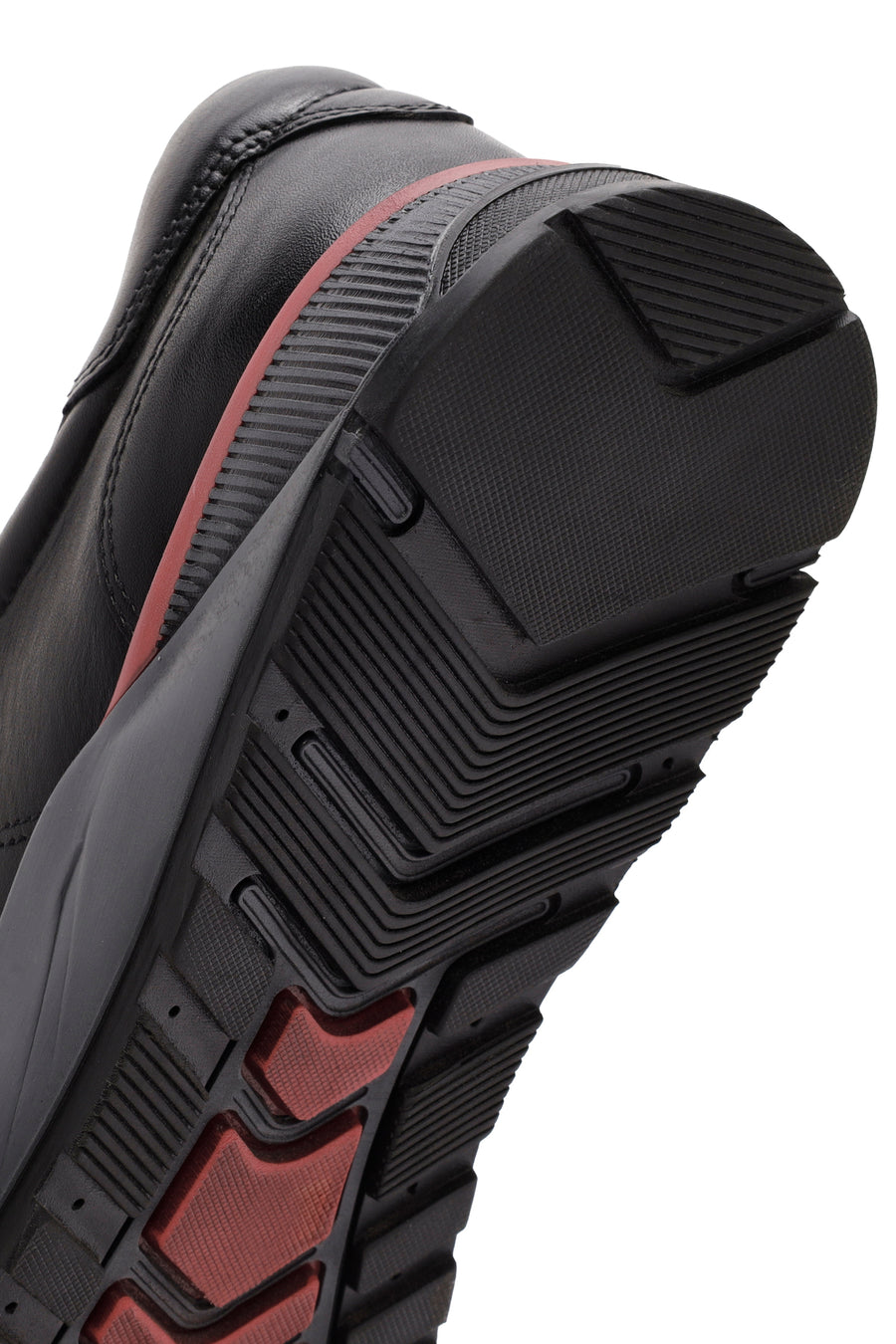 Men's Black Lace-up Leather Casual Shoes