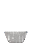Women's Gray Long Strap Fabric Crossbody Bag | Derimod