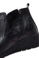 Women's Leather Wedge Heel Boots | Derimod