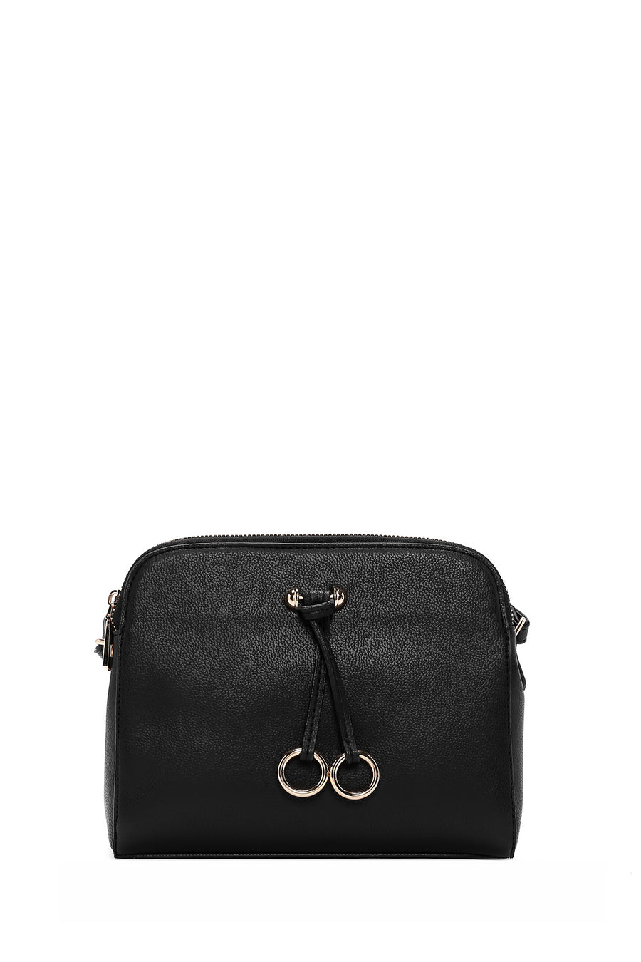 Women's Black Long Strap Crossbody Bag