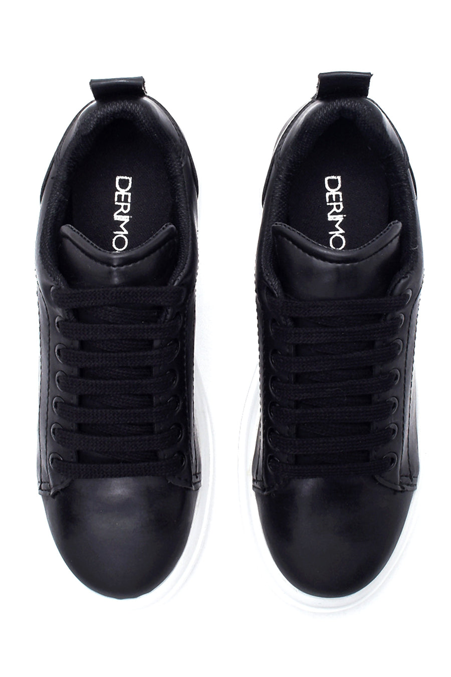 Kadın Siyah Kalın Tabanlı Sneaker