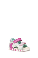 Geox Kız Bebek B Sandal Iupidoo A - Synt + Mesh Çift Bantlı Kumaş Sandalet | Derimod