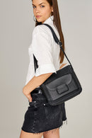 Women's Shoulder Bag with Staple Detail | Derimod