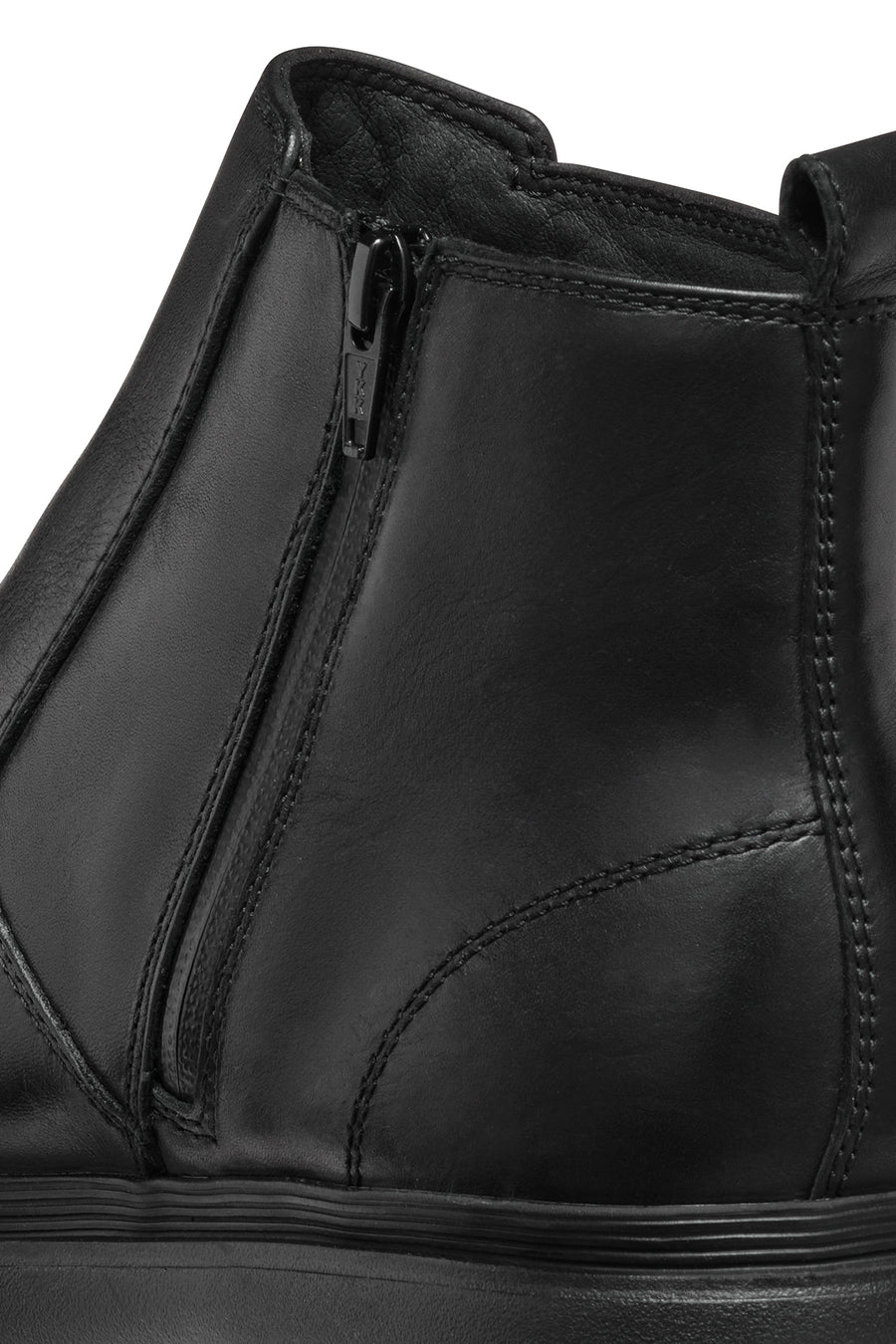 Geox Men's Black Spherica Ec1 Abx Zippered Waterproof Leather Boots