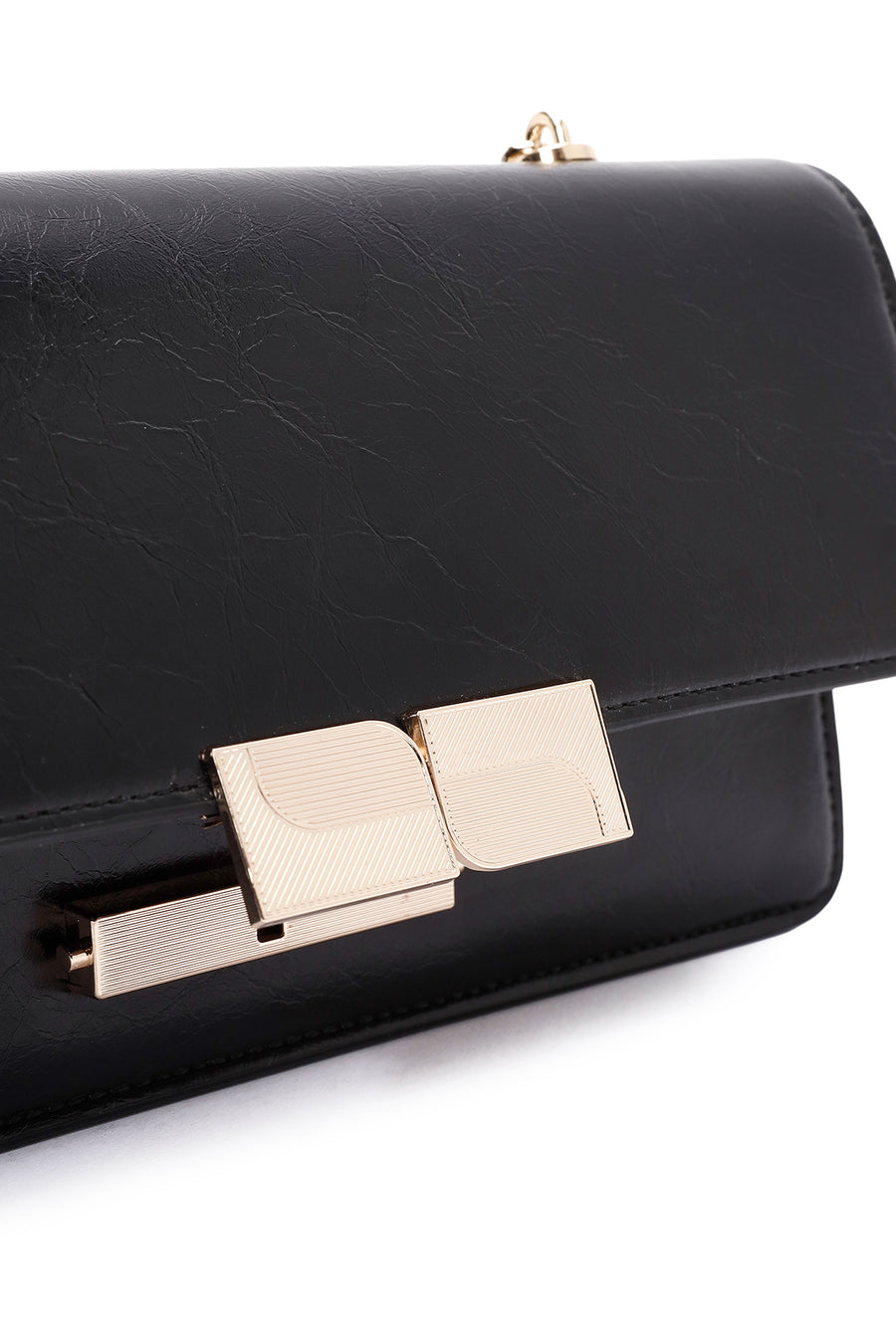 Women's Black Chain Shoulder Bag