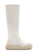 Women's Leather Thick Sole Boots | Derimod
