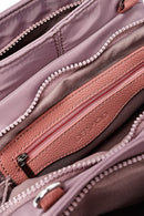 Women's Pink Long Strap Accessory Fabric Handbag | Derimod