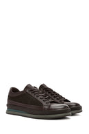 Men's Brown Lace-Up Leather Casual Sneaker | Derimod