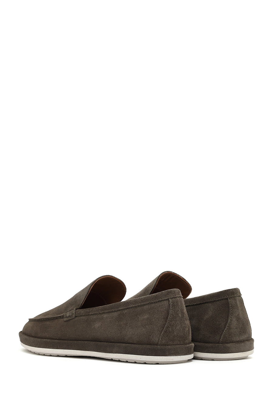 Men's Khaki Suede Leather Loafer