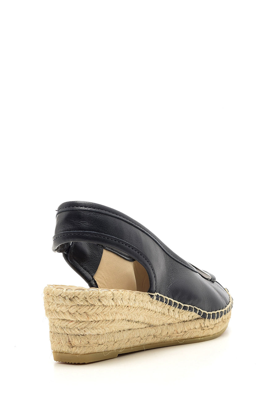 Women's Wedge Heeled Open Toe Espadrille Shoes
