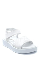Women's Leather Strappy Sandals | Derimod