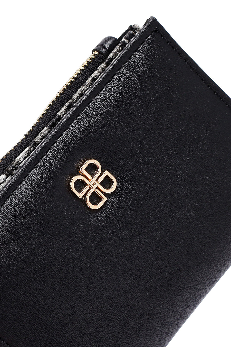 Women's Black Leopard Wallet