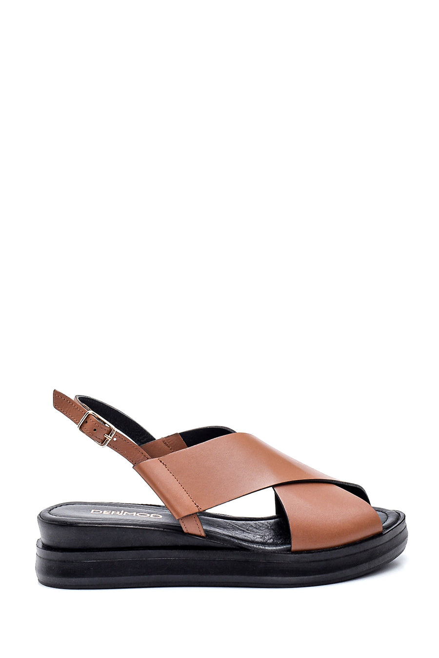 Women's Casual Leather Sandals 21SFD302118 | Derimod