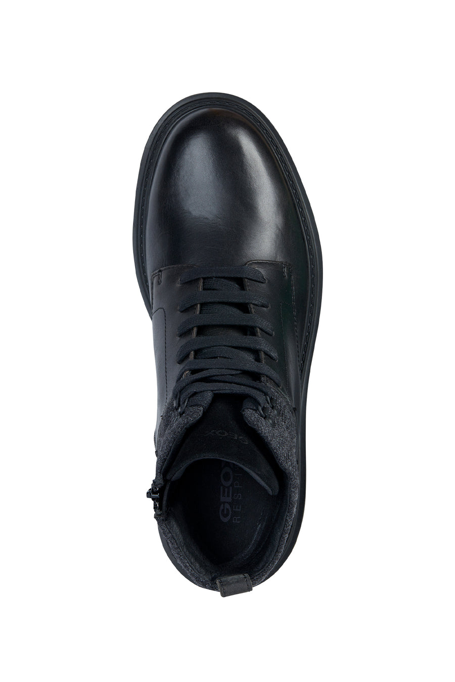 Geox Men's Black Faloria ABX Nubuck Leather Detailed Boots