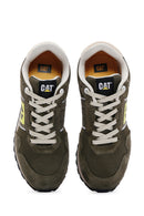 Caterpillar Erkek Haki Shelby Süet Deri Sneaker | Derimod