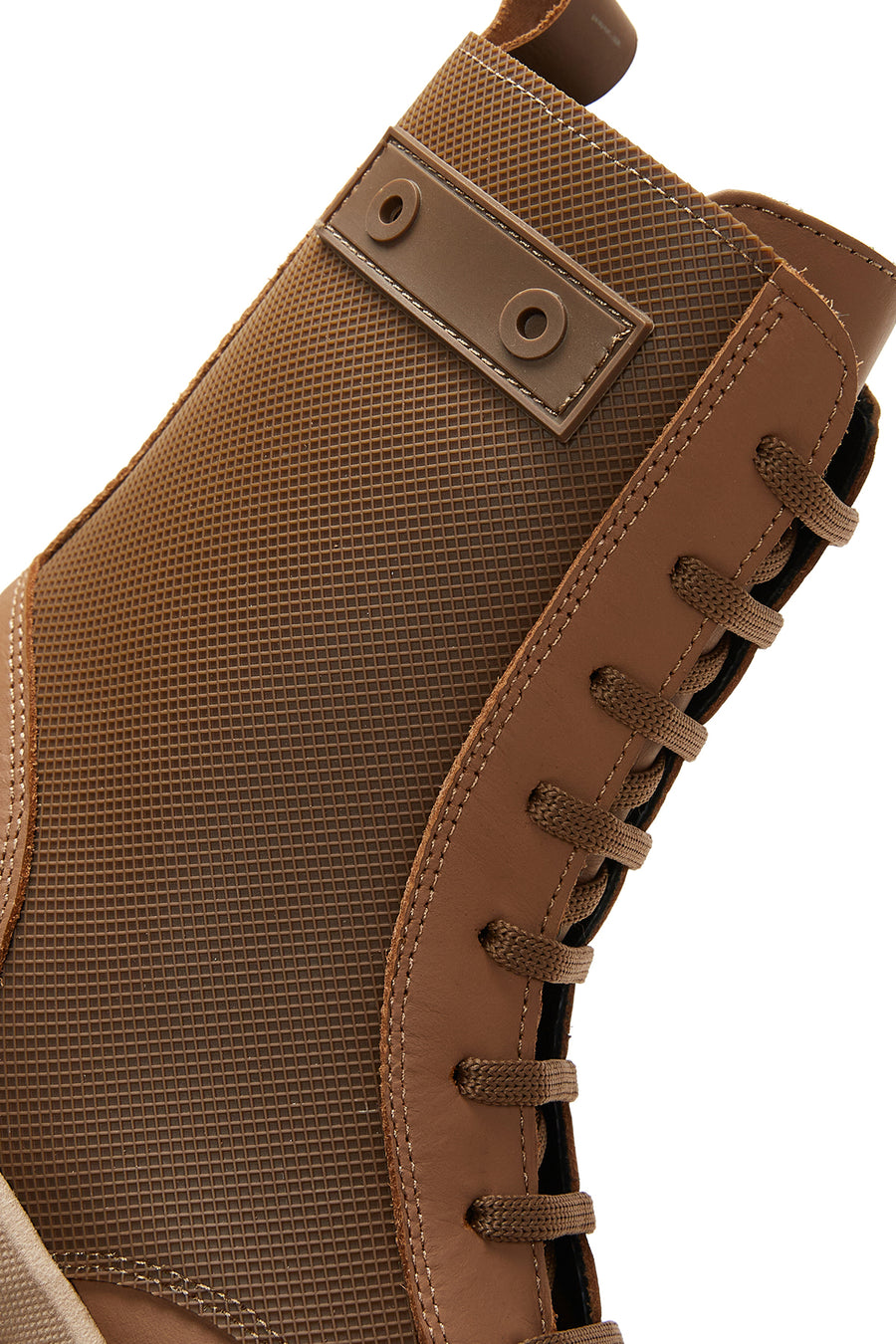 Women's Tan Zippered Leather Boots