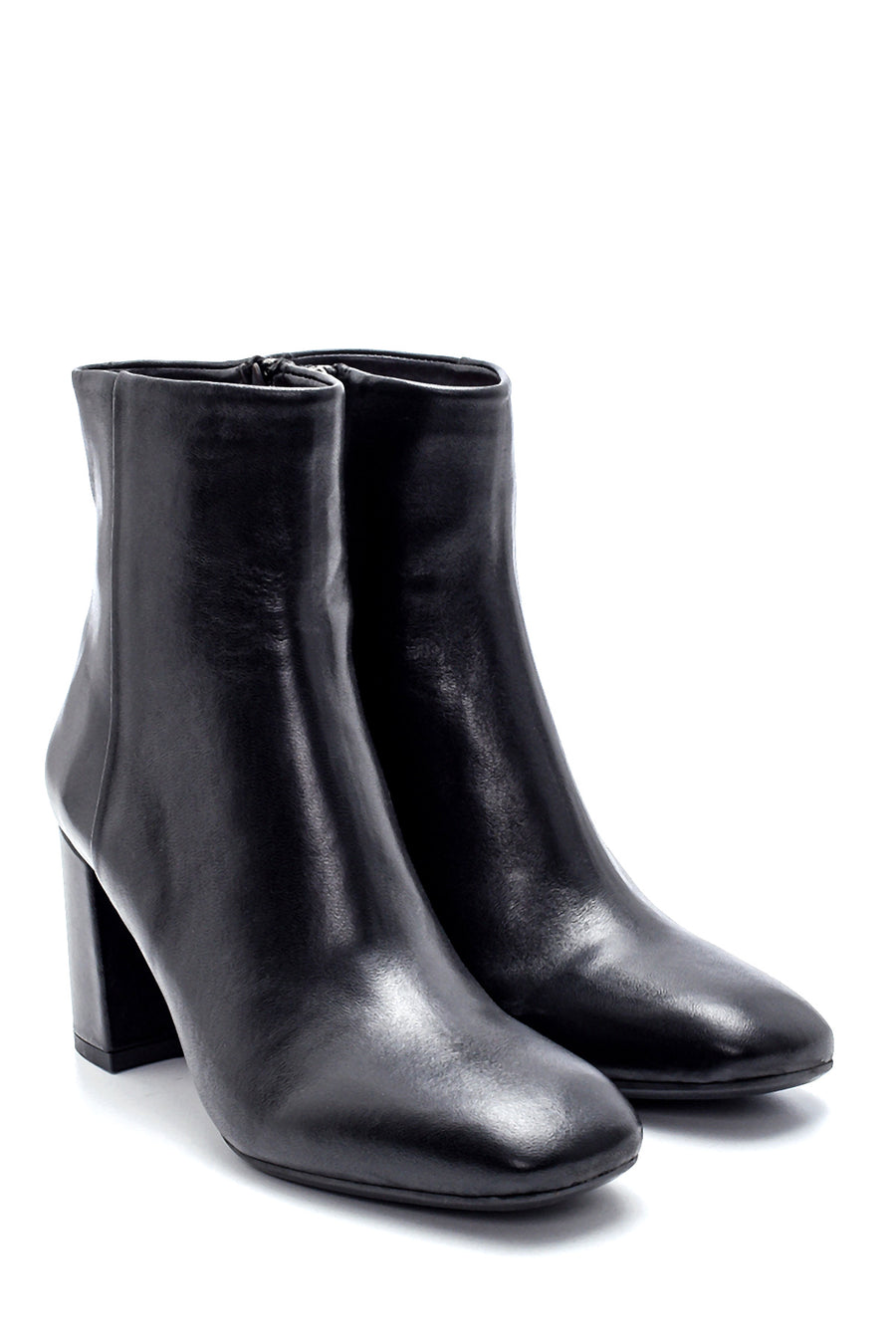 Women's Leather Heeled Boots