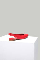 Red Women's Leather Shoes | Derimod