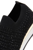 Women's Black Stone Sneaker | Derimod