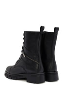 Women's Black Zippered Boots | Derimod