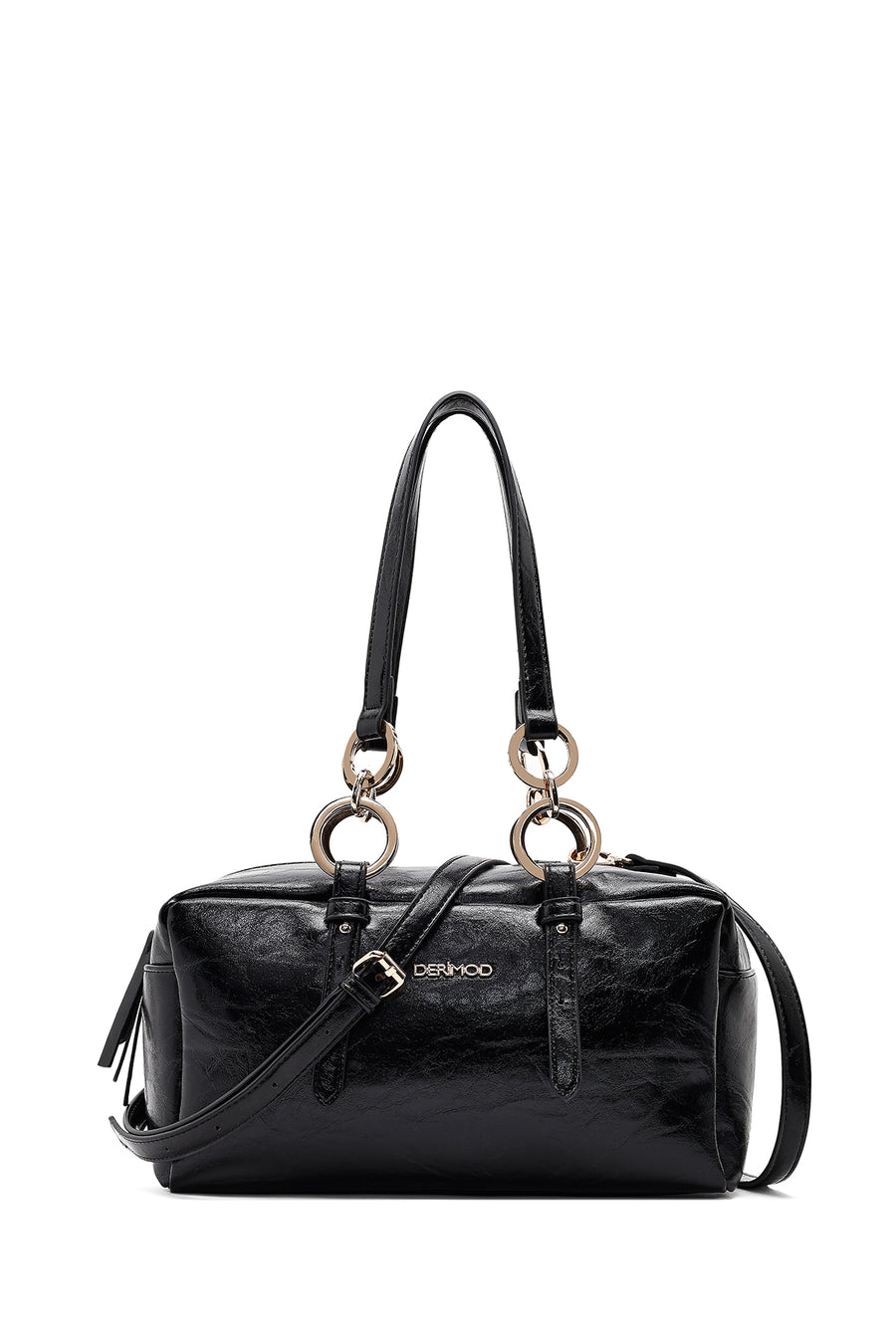Woman Black Long-Strap Shoulder Bag WB100024SV | Derimod