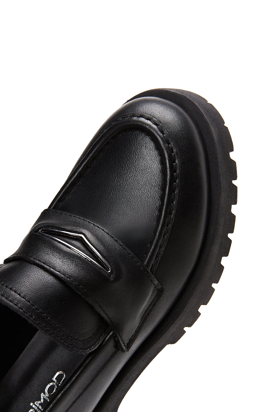 Women's Black Leather Loafer