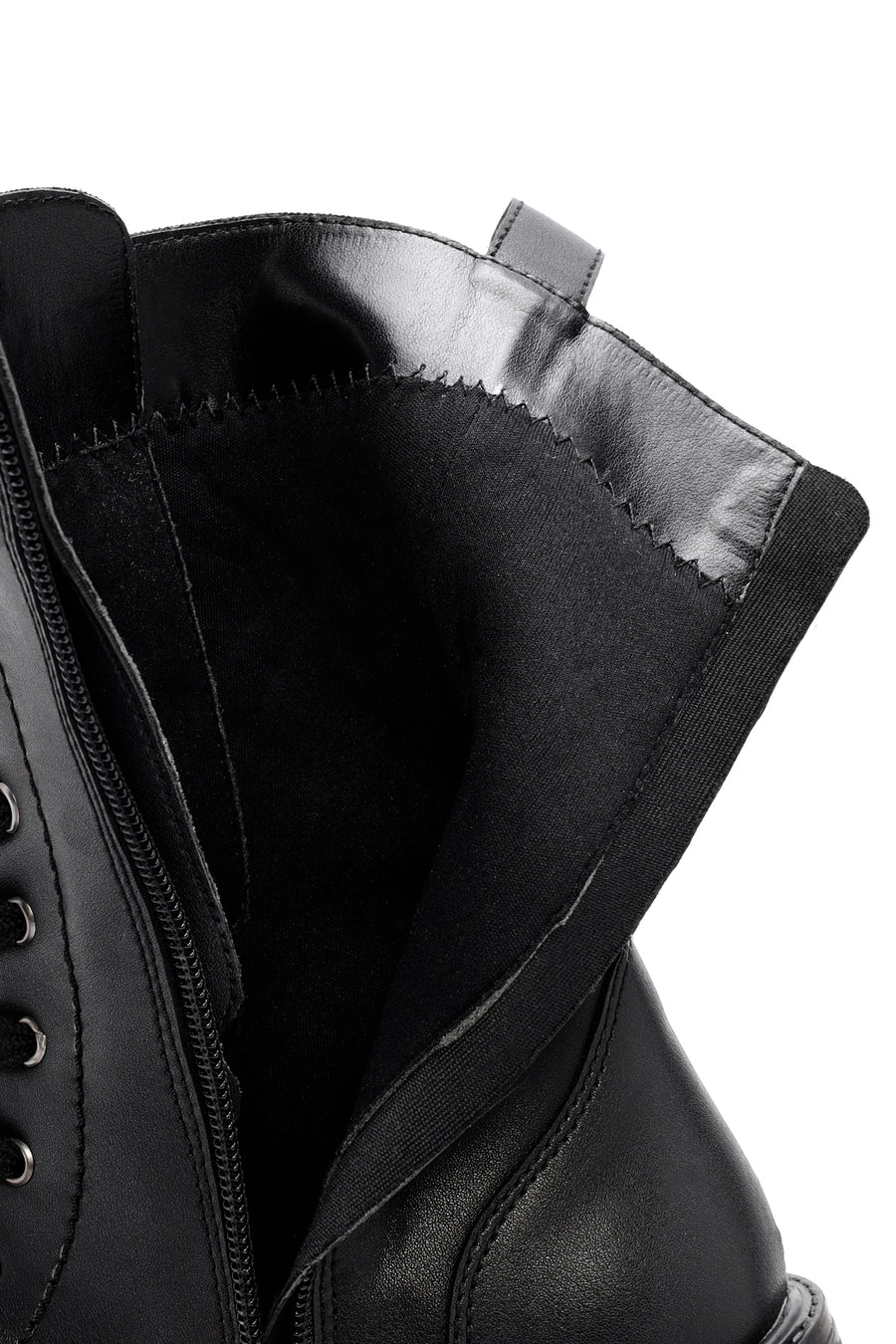 Women's Black Zippered Boots