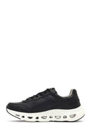 Derimod Studio Men's Black Lace-Up Thick-Soled Sneaker | Derimod