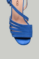 Women's Heeled Leather Sandals | Derimod